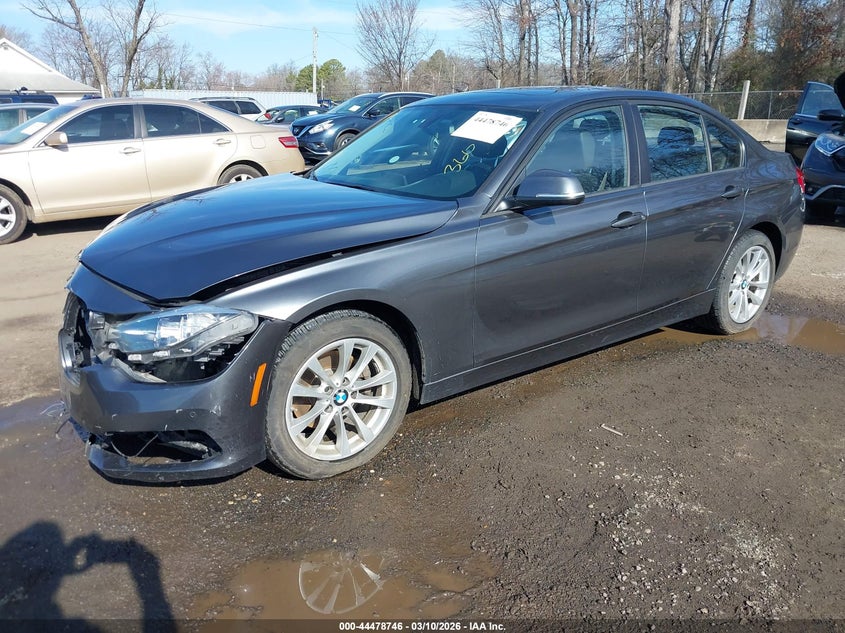 2017 BMW 3er VIN WBA8E5G32HNU42579 IAAI salvage auction — FRONT END, Salvage - Greater Than 75% (Maryland), sold $1,550 on 2026-07-31 (photo 2)