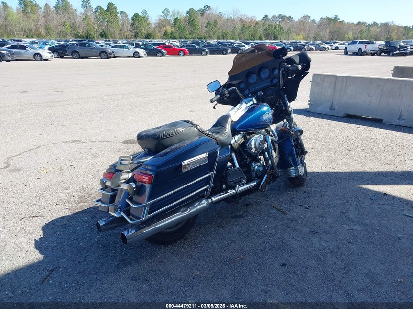 2000 Harley-davidson Flhtci VIN 1HD1FFW14YY629570 IAAI salvage auction — FRONT & REAR, Rebuildable (Florida), sold $575 on 2026-07-08 (photo 4)