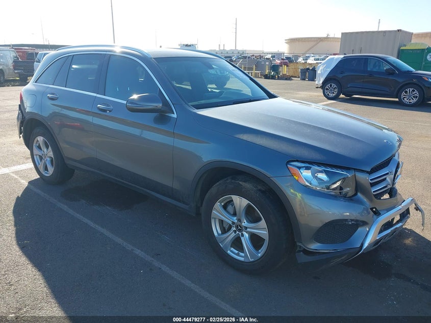 2018 Mercedes-benz Glc VIN WDC0G4KB6JV033603 IAAI salvage auction — FRONT & REAR, Salvage (Hawaii), sold $2,750 on 2026-07-28 (photo 1)