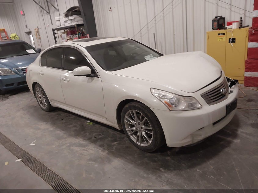 2008 Infiniti G VIN JNKBV61F48M278466 IAAI salvage auction — LEFT FRONT, Certificate Of Title (Nebraska), sold $750 on 2026-07-19 (photo 1)