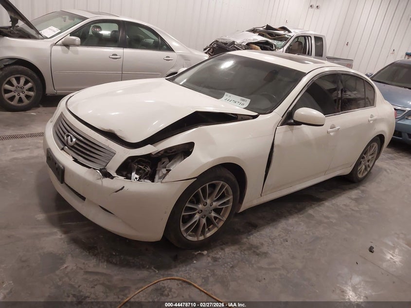 2008 Infiniti G VIN JNKBV61F48M278466 IAAI salvage auction — LEFT FRONT, Certificate Of Title (Nebraska), sold $750 on 2026-07-19 (photo 2)