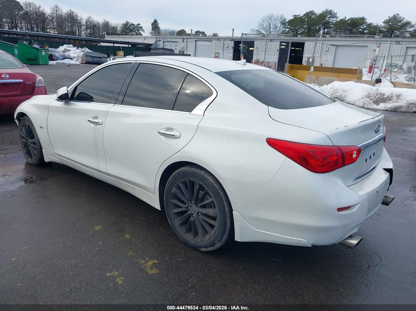 2017 Infiniti Q50 VIN JN1EV7AR4HM837175 IAAI salvage auction — FRONT END, Mv-907A (New York), sold $800 on 2026-07-14 (photo 3)