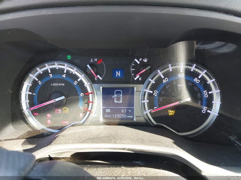 2016 Toyota 4runner VIN JTEBU5JR8G5322742 IAAI salvage auction — FRONT END, Salvage Title, sold $4,300 on 2026-07-26 (photo 7)