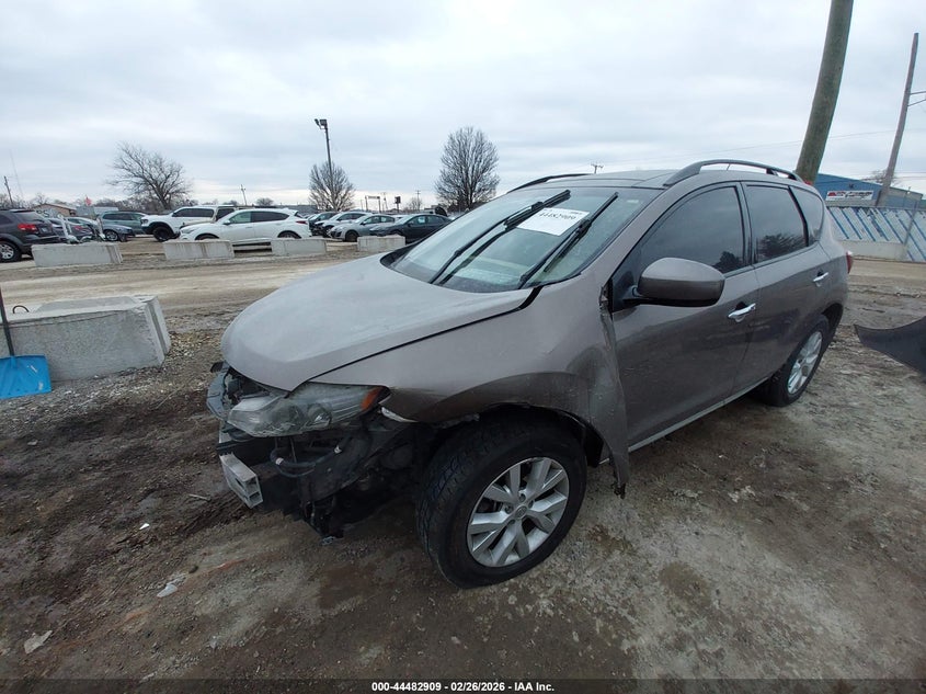 2011 Nissan Murano VIN JN8AZ1MW3BW152048 IAAI salvage auction — FRONT END, Salvage (Idaho), sold $250 on 2026-07-14 (photo 2)