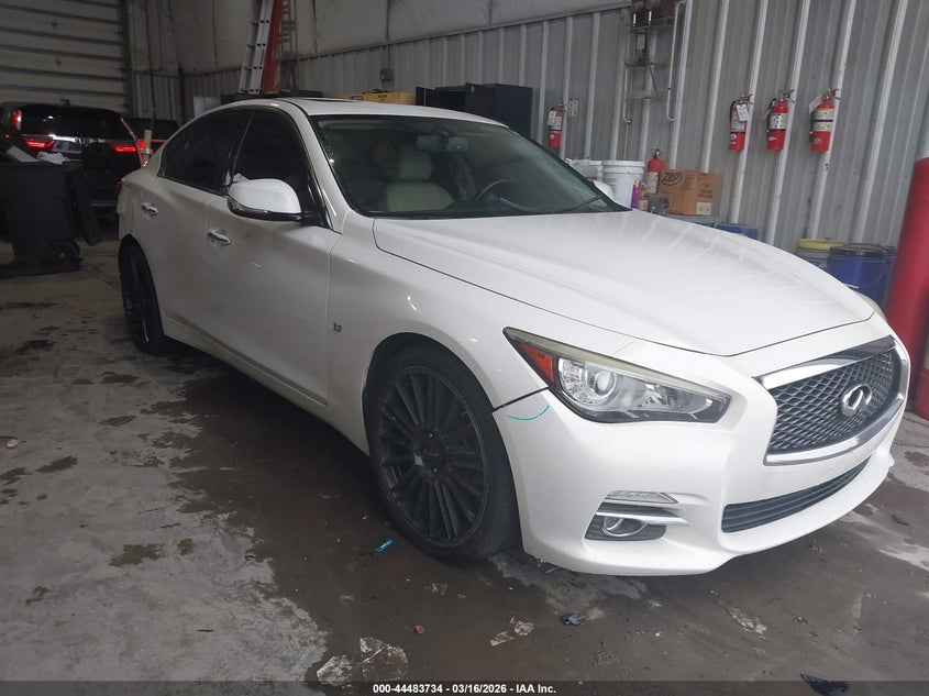 2015 Infiniti Q50 VIN JN1BV7AR0FM419552 IAAI salvage auction — RIGHT REAR, Salvage Title, sold $1,850 on 2026-07-29 (photo 1)