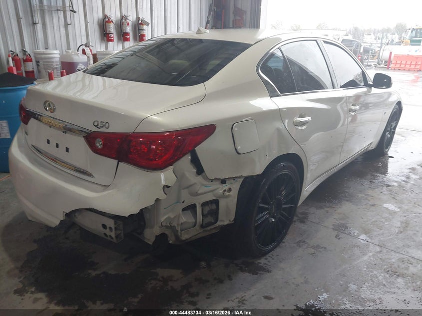 2015 Infiniti Q50 VIN JN1BV7AR0FM419552 IAAI salvage auction — RIGHT REAR, Salvage Title, sold $1,850 on 2026-07-29 (photo 4)