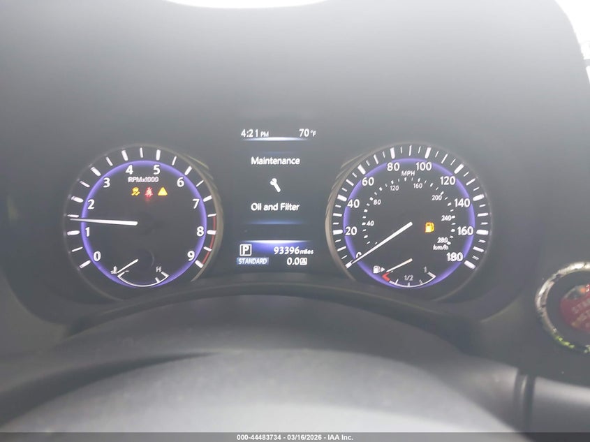 2015 Infiniti Q50 VIN JN1BV7AR0FM419552 IAAI salvage auction — RIGHT REAR, Salvage Title, sold $1,850 on 2026-07-29 (photo 7)