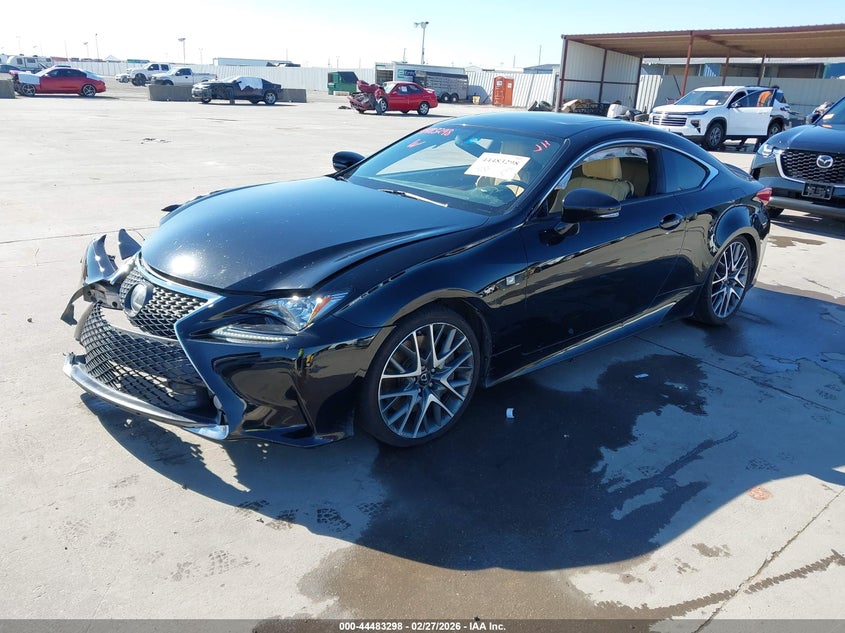 2017 Lexus Rc VIN JTHHE5BC5H5017737 IAAI salvage auction — FRONT END, Salvage Title, sold $3,550 on 2026-07-29 (photo 2)