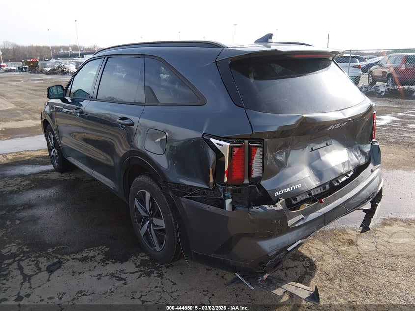 2023 Kia Sorento VIN 5XYRH4LF6PG166454 IAAI salvage auction — REAR END, Salvage (New Jersey), sold $7,900 on 2026-07-27 (photo 3)