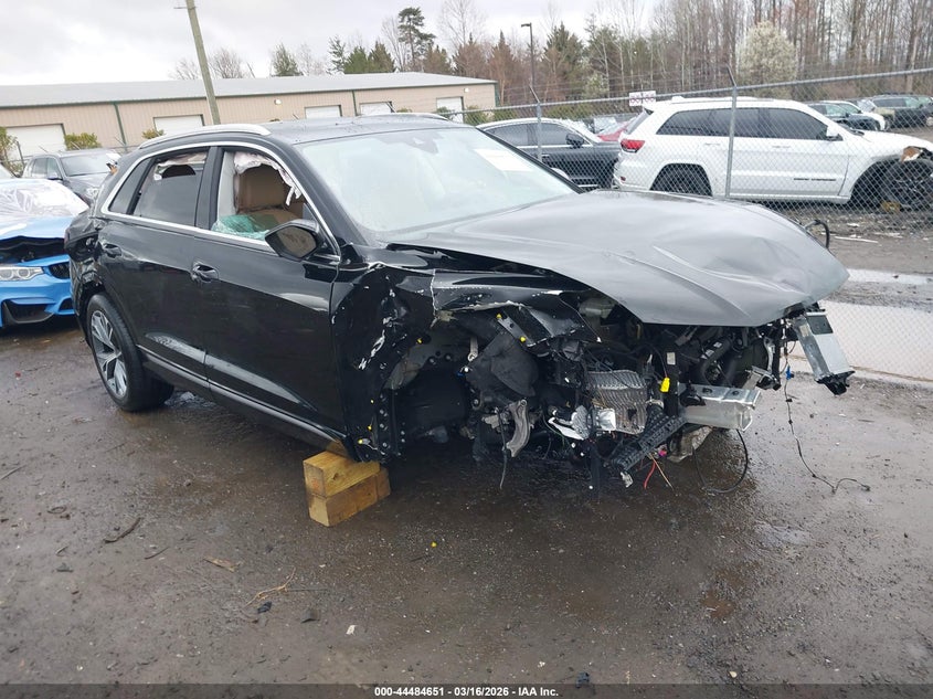 2025 Audi Q8 VIN WA1BVBF19SD008030 IAAI salvage auction — ROLLOVER, Salvage - Greater Than 75% (Maryland), sold $8,650 on 2026-07-13 (photo 1)
