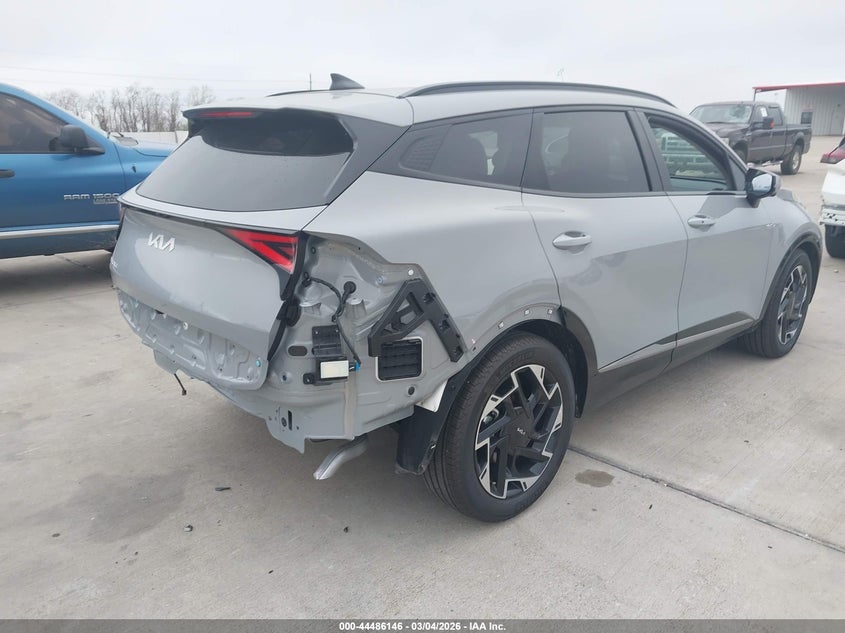 2025 Kia Sportage VIN 5XYK53DF7SG303526 IAAI salvage auction — REAR END, Original (Texas), sold $15,050 on 2026-07-24 (photo 4)