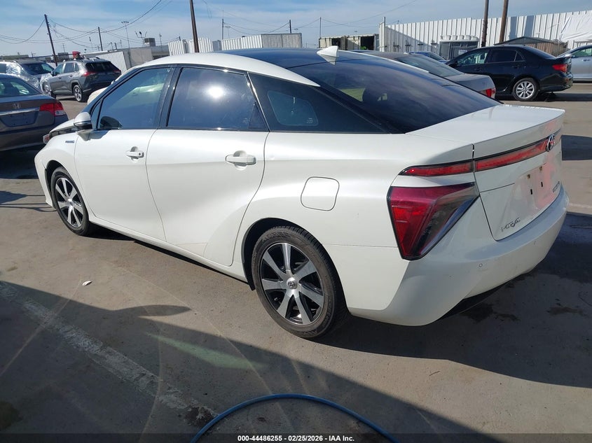 2017 Toyota Mirai VIN JTDBVRBD8HA001692 IAAI salvage auction — FRONT END, Salvage (California), sold $200 on 2026-07-29 (photo 3)