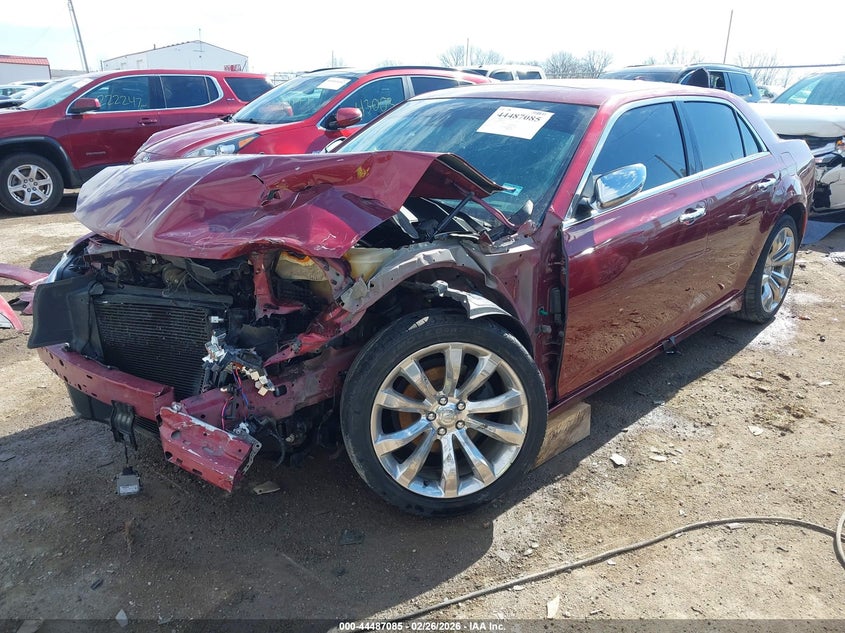 2015 Chrysler 300c VIN 2C3CCAEG8FH921942 IAAI salvage auction — FRONT END, Salvage (Illinois), sold $800 on 2026-07-08 (photo 2)