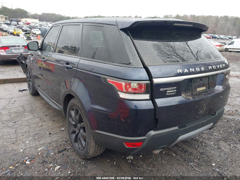 2014 Land rover Range rover sport VIN SALWR2WF0EA502038 IAAI salvage auction — FRONT END, Salvage Title, sold $1,050 on 2026-07-29 (photo 3)