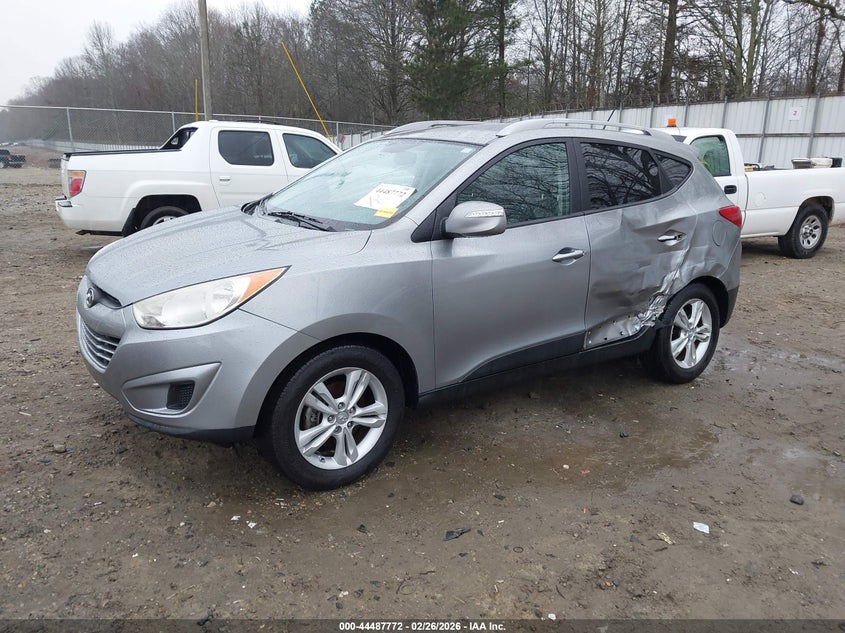 2012 Hyundai Tucson VIN KM8JU3AC6CU442793 IAAI salvage auction — LEFT SIDE, Salvage Title, sold $1,700 on 2026-07-29 (photo 2)