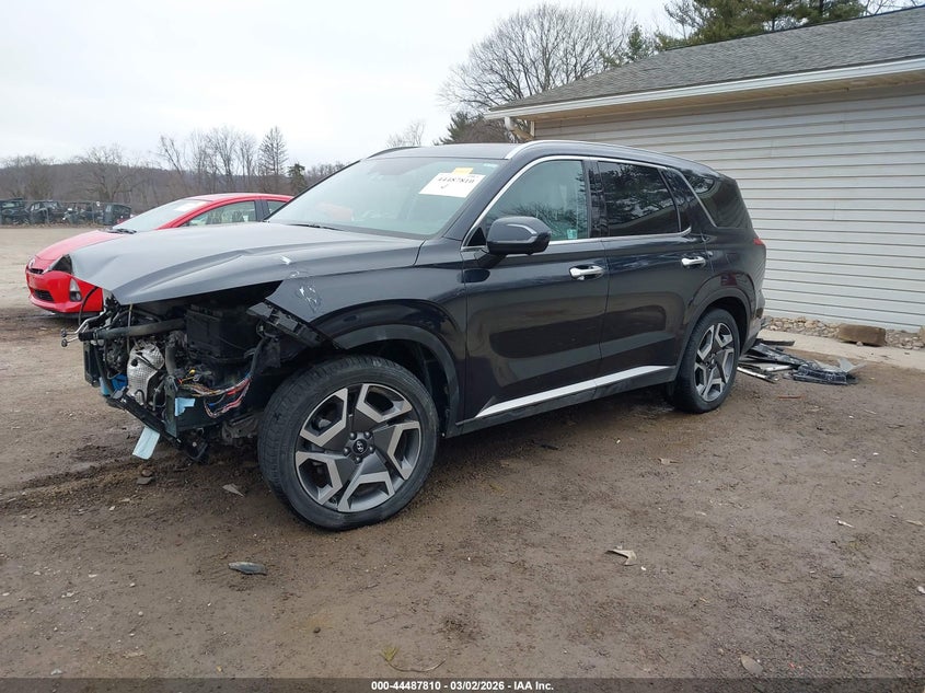 2024 Hyundai Palisade VIN KM8R4DGE7RU708283 IAAI salvage auction — ENGINE DAMAGE, Salvage Title, sold $1,050 on 2026-07-27 (photo 2)