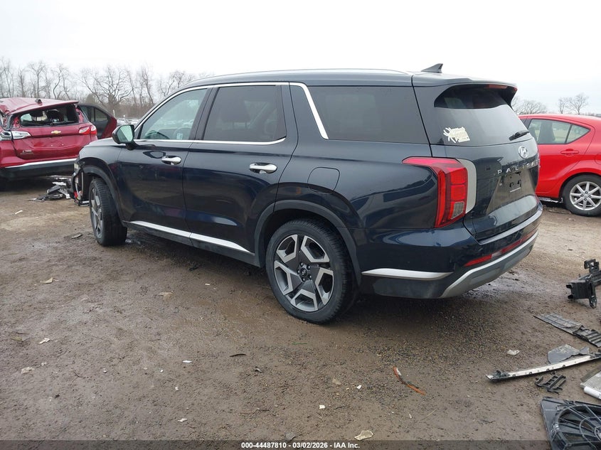 2024 Hyundai Palisade VIN KM8R4DGE7RU708283 IAAI salvage auction — ENGINE DAMAGE, Salvage Title, sold $1,050 on 2026-07-27 (photo 3)