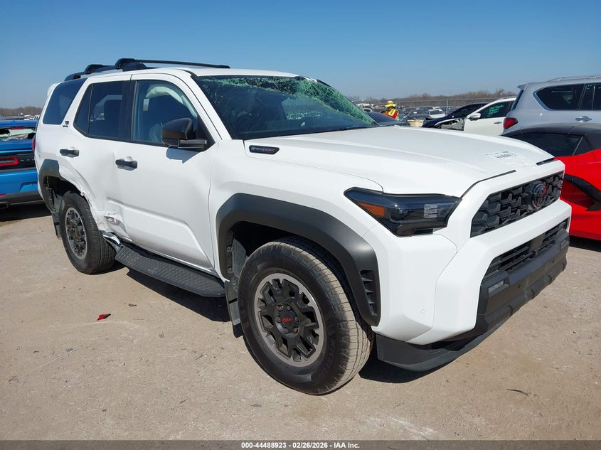 2025 Toyota 4runner VIN JTEVB5BR5S5015491 IAAI salvage auction — ROLLOVER, Salvage (Texas), sold $26,100 on 2026-07-07 (photo 1)
