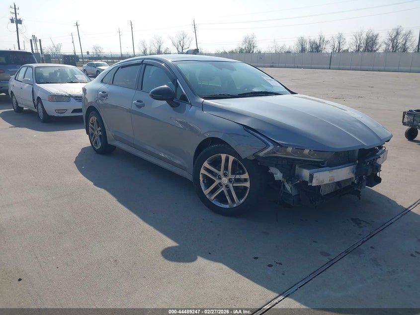 2021 Kia K5 VIN 5XXG64J20MG058683 IAAI salvage auction — FRONT END, Salvage Title, sold $4,675 on 2026-07-10 (photo 1)