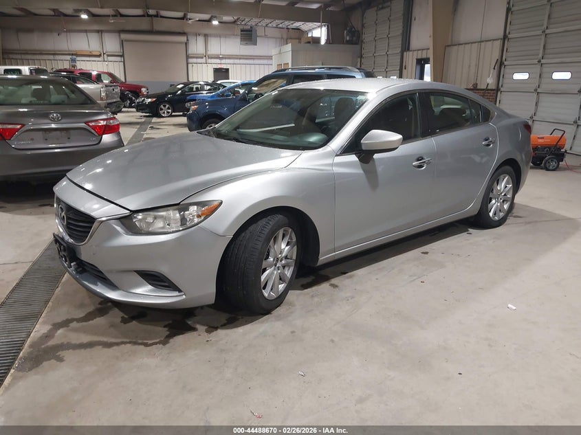 2016 Mazda 6 VIN JM1GJ1U55G1412023 IAAI salvage auction — RIGHT SIDE, Salvage (North Carolina), sold $1,975 on 2026-07-30 (photo 2)