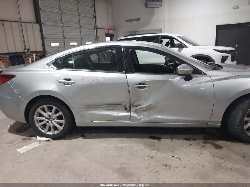 2016 Mazda 6 VIN JM1GJ1U55G1412023 IAAI salvage auction — RIGHT SIDE, Salvage (North Carolina), sold $1,975 on 2026-07-30 (photo 6)
