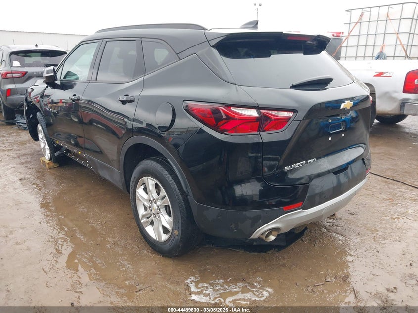 2022 Chevrolet Blazer VIN 3GNKBJRS1NS136920 IAAI salvage auction — LEFT FRONT, Clear (Oklahoma), sold $8,100 on 2026-08-01 (photo 3)