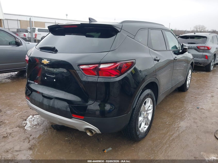 2022 Chevrolet Blazer VIN 3GNKBJRS1NS136920 IAAI salvage auction — LEFT FRONT, Clear (Oklahoma), sold $8,100 on 2026-08-01 (photo 4)