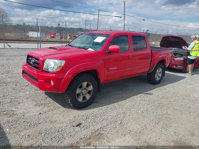 2007 Toyota Tacoma VIN 5TELU42N77Z390123 IAAI salvage auction — FRONT & REAR, Clear (North Carolina), sold $3,925 on 2026-07-31 (photo 2)