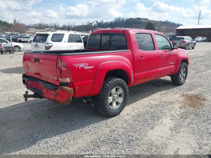 2007 Toyota Tacoma VIN 5TELU42N77Z390123 IAAI salvage auction — FRONT & REAR, Clear (North Carolina), sold $3,925 on 2026-07-31 (photo 4)