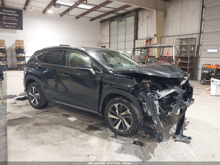 2018 Lexus Nx VIN JTJBARBZ8J2158109 IAAI salvage auction — FRONT END, Salvage Title, sold $4,550 on 2026-07-09 (photo 1)