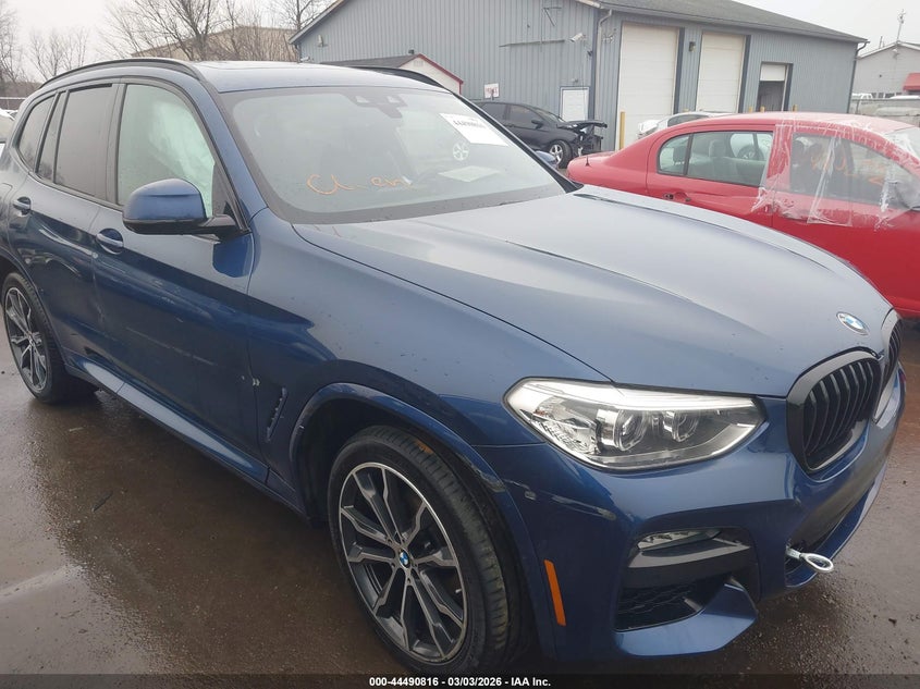 2021 BMW X3 VIN 5UXTY5C07M9E47636 IAAI salvage auction — LEFT SIDE, Salvage Title, sold $13,425 on 2026-07-07 (photo 1)