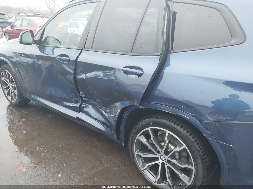 2021 BMW X3 VIN 5UXTY5C07M9E47636 IAAI salvage auction — LEFT SIDE, Salvage Title, sold $13,425 on 2026-07-07 (photo 6)
