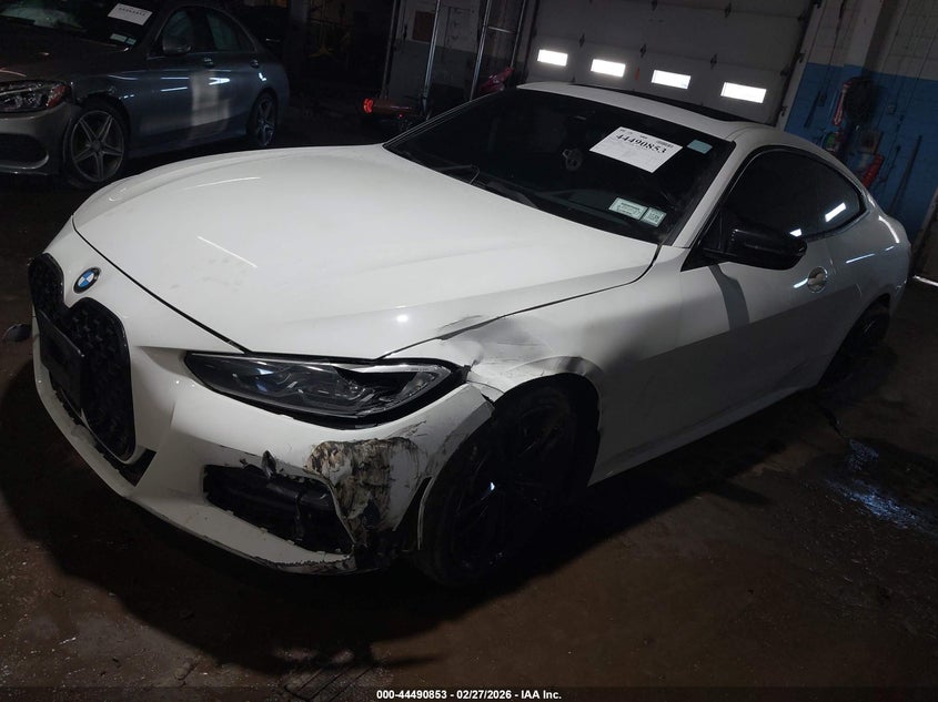 2021 BMW 4er VIN WBA73AP05MCH03549 IAAI salvage auction — FRONT END, Salvage Title, sold $15,200 on 2026-08-19 (photo 2)