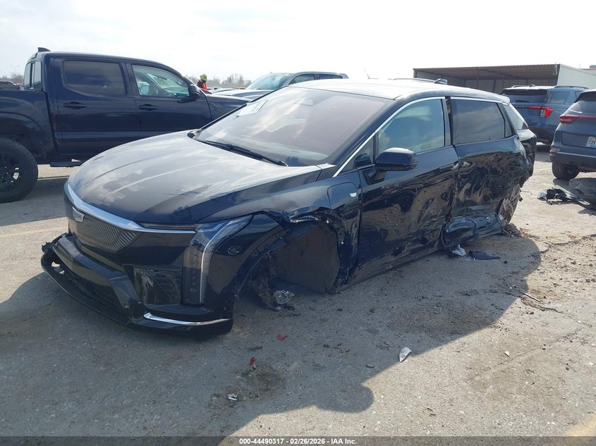 2025 Cadillac Optiq VIN 3GYK3BMR7SS262110 IAAI salvage auction — LEFT SIDE, Salvage Title, sold $9,150 on 2026-08-27 (photo 2)
