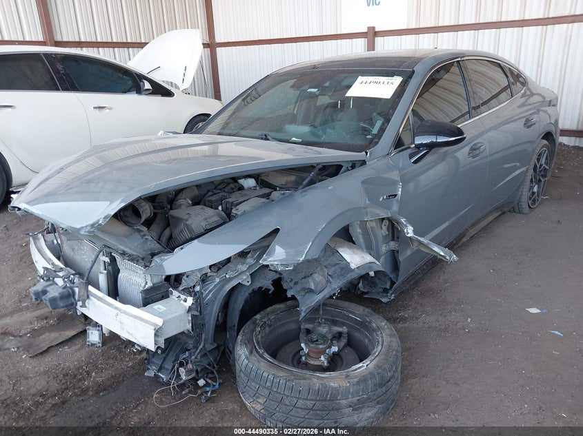 2022 Hyundai Sonata VIN KMHL14JC8NA218114 IAAI salvage auction — FRONT END, Salvage Title, sold $2,750 on 2026-07-15 (photo 2)
