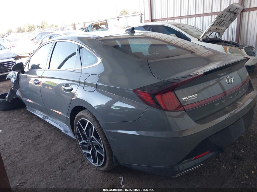 2022 Hyundai Sonata VIN KMHL14JC8NA218114 IAAI salvage auction — FRONT END, Salvage Title, sold $2,750 on 2026-07-15 (photo 3)