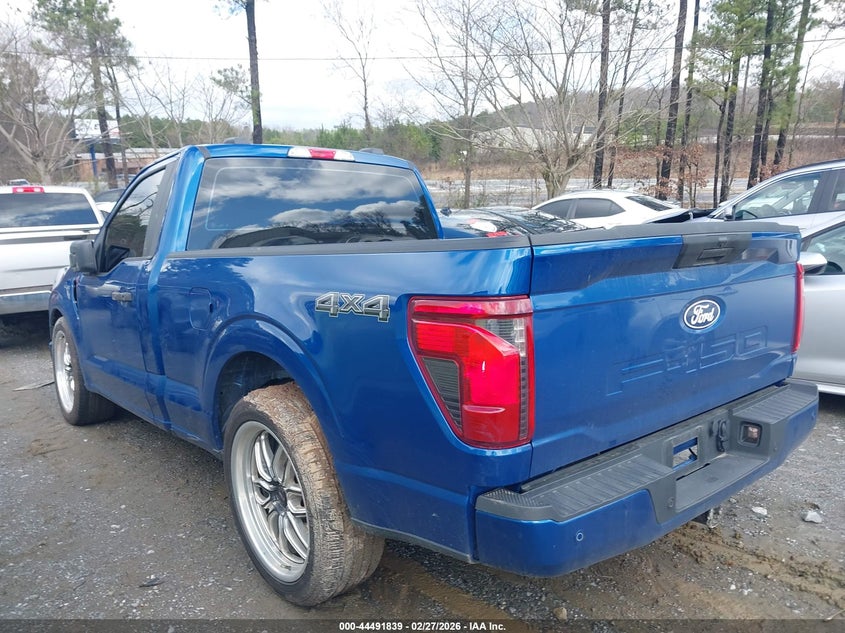 2025 Ford F-150 VIN 1FTMF1L57SKE23291 IAAI salvage auction — RIGHT FRONT, Salvage Title, sold $26,250 on 2026-07-21 (photo 3)