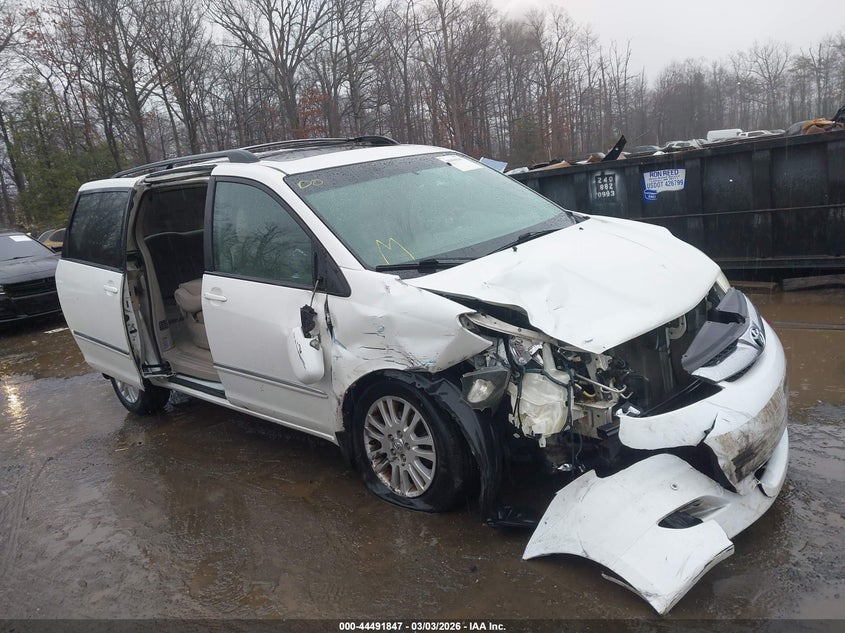 2010 Toyota Sienna VIN 5TDDK4CCXAS033949 IAAI salvage auction — FRONT END, Salvage - Greater Than 75% (Maryland), sold $575 on 2026-07-08 (photo 6)