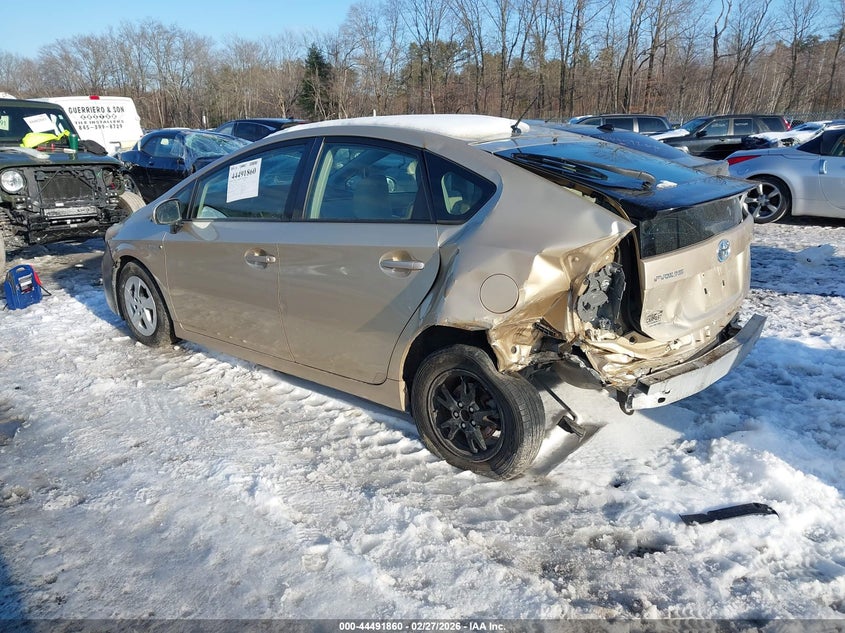 2011 Toyota Prius VIN JTDKN3DU9B1447223 IAAI salvage auction — REAR END, Mv-907A (New York), sold $25 on 2026-07-28 (photo 3)