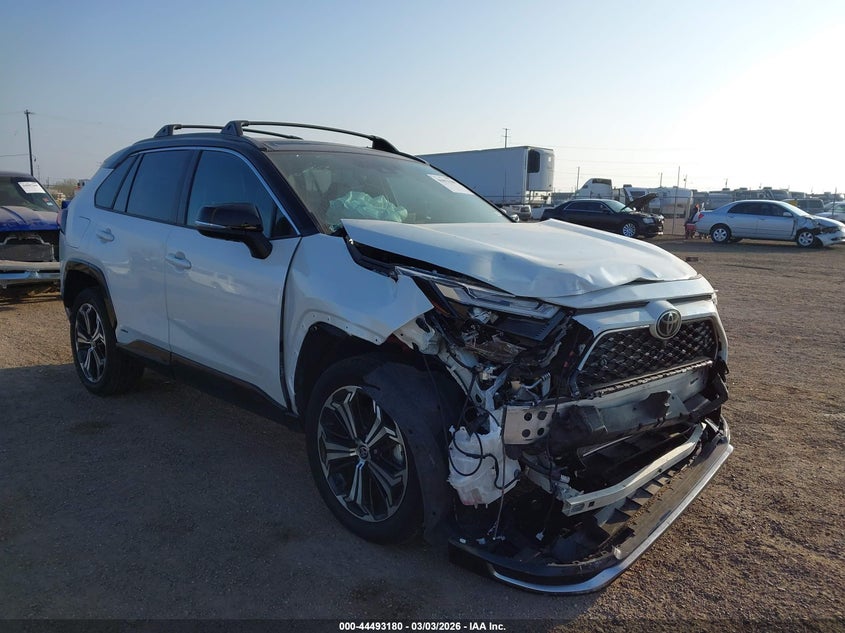 2025 Toyota Rav 4 VIN JTMFB3FV9SD276147 IAAI salvage auction — FRONT END, Original (Texas), sold $18,500 on 2026-07-14 (photo 1)