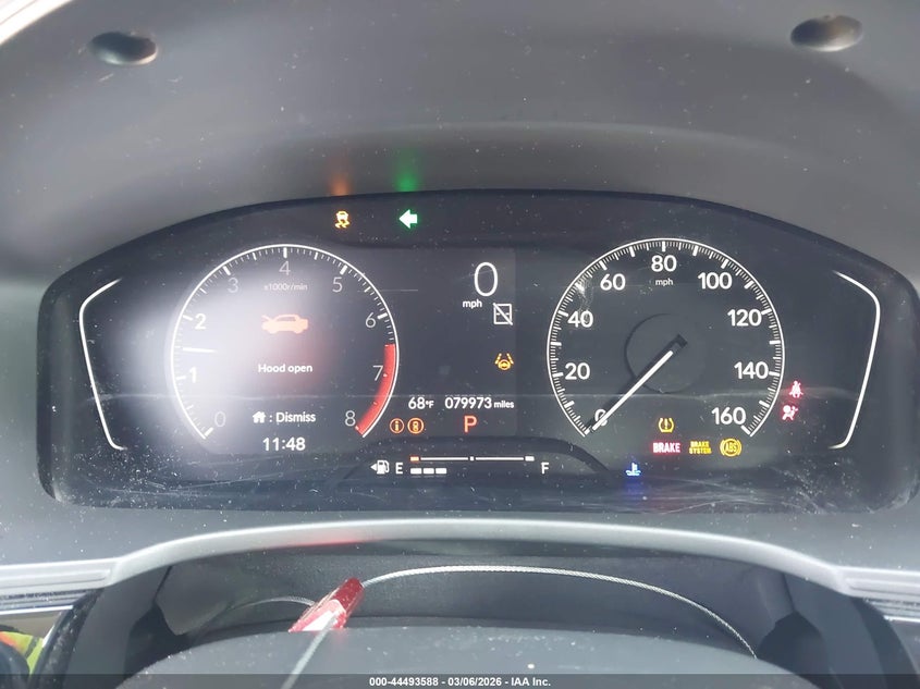 2022 Honda Civic VIN JHMFE1F7XNX001031 IAAI salvage auction — LEFT SIDE, Salvage Title, sold $4,600 on 2026-07-10 (photo 7)