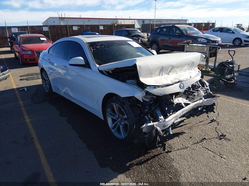 2019 BMW 4er VIN WBA4J1C5XKBM16203 IAAI salvage auction — FRONT END, Salvage Title, sold $775 on 2026-08-02 (photo 1)