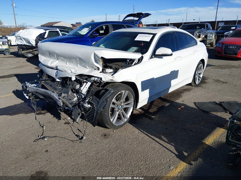2019 BMW 4er VIN WBA4J1C5XKBM16203 IAAI salvage auction — FRONT END, Salvage Title, sold $775 on 2026-08-02 (photo 2)