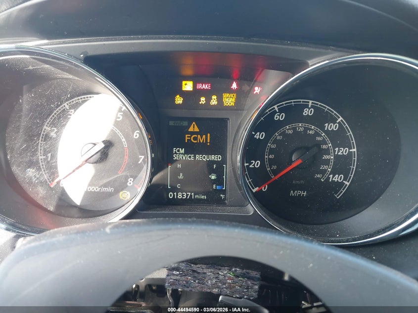 2025 Mitsubishi Outlander VIN JA4ARUAU8SU011367 IAAI salvage auction — FRONT & REAR, Salvage Title, sold $1,700 on 2026-07-23 (photo 7)
