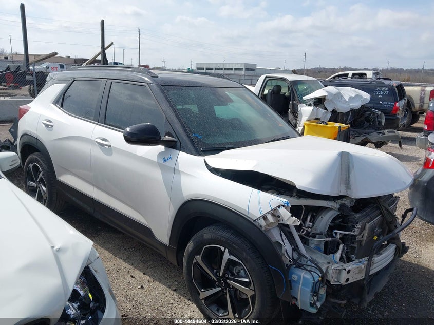 2021 Chevrolet Trailblazer VIN KL79MTSL1MB171643 IAAI salvage auction — FRONT END, Clear (Oklahoma), sold $1,800 on 2026-07-28 (photo 1)