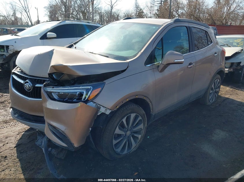 2019 Buick Encore VIN KL4CJGSM7KB856352 IAAI salvage auction — FRONT END, Salvage Title, sold $475 on 2026-07-30 (photo 2)