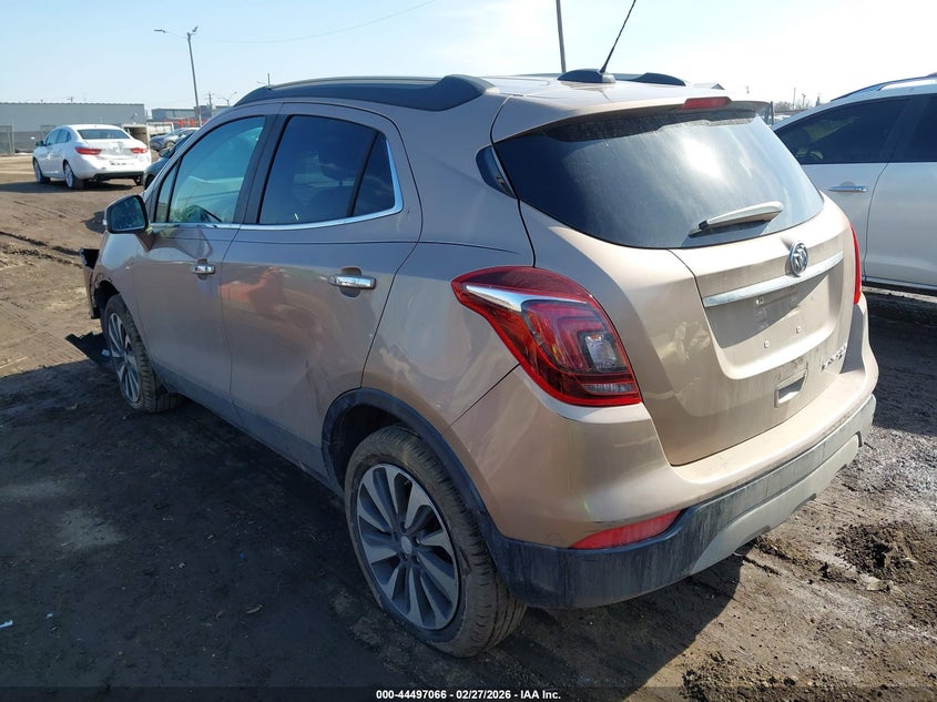 2019 Buick Encore VIN KL4CJGSM7KB856352 IAAI salvage auction — FRONT END, Salvage Title, sold $475 on 2026-07-30 (photo 3)