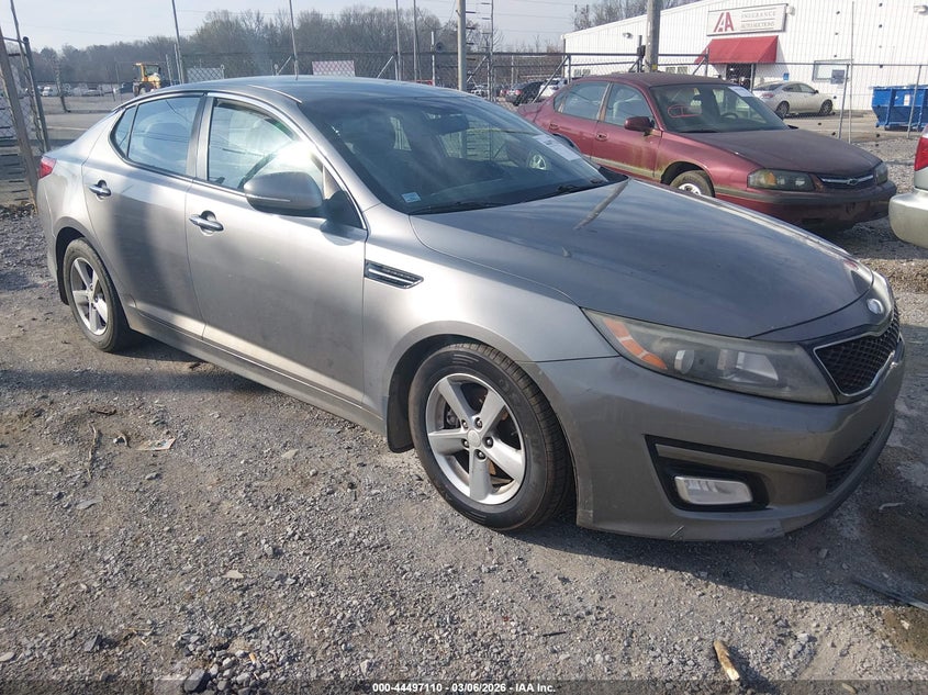 2015 Kia Optima VIN 5XXGM4A75FG364329 IAAI salvage auction — LEFT SIDE, Salvage (Tennessee), sold $25 on 2026-07-29 (photo 1)