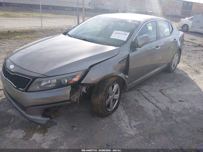 2015 Kia Optima VIN 5XXGM4A75FG364329 IAAI salvage auction — LEFT SIDE, Salvage (Tennessee), sold $25 on 2026-07-29 (photo 2)