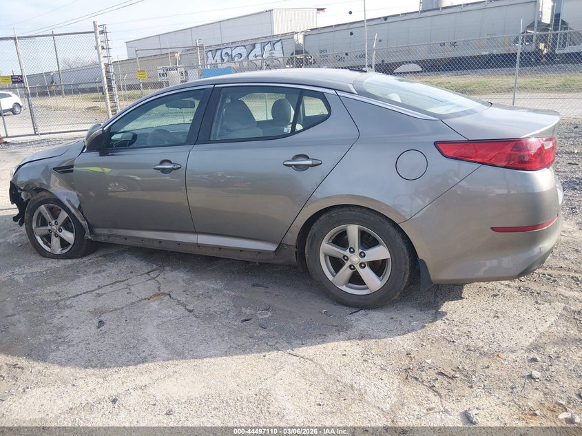 2015 Kia Optima VIN 5XXGM4A75FG364329 IAAI salvage auction — LEFT SIDE, Salvage (Tennessee), sold $25 on 2026-07-29 (photo 3)